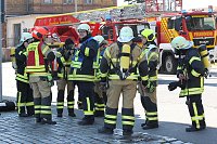 Bild: Einsatz in der Langen Stra&szlig;e