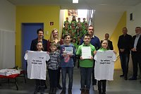 Bild: F&uuml;r ihren Forschergeist wurden die Sch&uuml;lerinnen und Sch&uuml;ler der Grundschule Werther heute ausgezeichnet