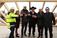 Bild: Richtfest am Humboldt-Gymnasium Nordhausen