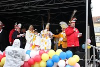 Bild: Rosenmontag auf dem Markt Sondershausen
