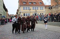 Bild: Rosenmontag auf dem Markt Sondershausen