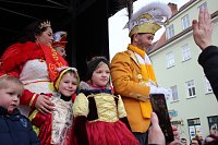 Bild: Rosenmontag auf dem Markt Sondershausen