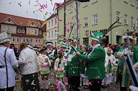 Bild: Rosenmontag auf dem Markt Sondershausen