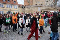 Bild: Rosenmontag auf dem Markt Sondershausen
