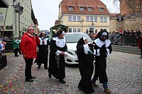Bild: Rosenmontag auf dem Markt Sondershausen