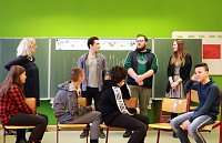 Bild: Handy-Workshop an der Petersberg-Schule