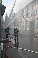 Bild: Dachstuhlbrand in W&uuml;lfingerode