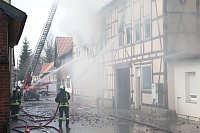 Bild: Dachstuhlbrand in W&uuml;lfingerode