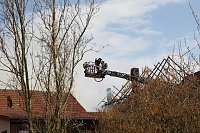 Bild: Dachstuhlbrand in W&uuml;lfingerode