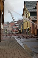 Bild: Dachstuhlbrand in W&uuml;lfingerode