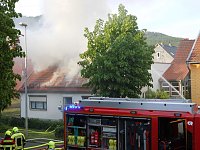 Bild: Wohnhaus brannte in Ilfeld