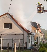 Bild: Wohnhaus brannte in Ilfeld