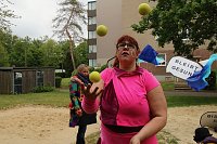 Bild: Die erste Runde "unter Balkonen" in Salza