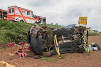 Bild: Schwerer Unfall auf der B243