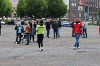 Bild: Verhinderte Demo in Nordhausen 