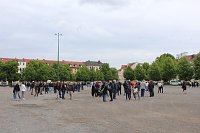 Bild: Verhinderte Demo in Nordhausen 