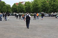 Bild: Verhinderte Demo in Nordhausen 