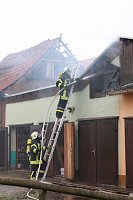 Bild: Dachstuhlbrand in Heringen 