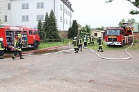 Bild: Dachstuhlbrand in Heringen 