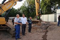 Am Nordhäuser Theater wurde heute ein weiterer Blindgänger aus dem zweiten Weltkrieg erfolgreich entschärft Bild: Am Nordhäuser Theater wurde heute ein weiterer Blindgänger aus dem zweiten Weltkrieg erfolgreich entschärft