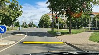 Bild: Halt aus Richtung s&uuml;dliche Albert-Tr&auml;ger-Stra&szlig;e