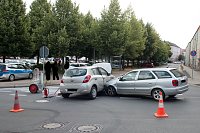 Bild: Am Taschenberg krachte es heute morgen