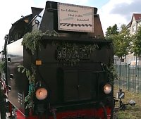 Verabschiedung des Lokführers Dietmar Schüler Bild: Verabschiedung des Lokführers Dietmar Schüler