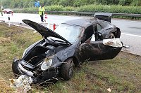 Unfall auf der A 38 Bild: Unfall auf der A 38
