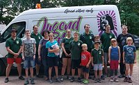 Bild: Der Oster&ouml;der Sch&uuml;tzennachwuchs durfte sich endlich wieder treffen und lud zum Campingwochenende