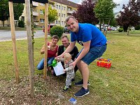 Bild: Baumaktion der WBG