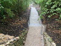 Bild: Einweihung der neuen Gehegetreppe
