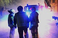 Großfeuer am Nordhäuser Grimmel Bild: Großfeuer am Nordhäuser Grimmel