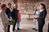Bild: Einmillionster Besucher am st&uuml;rmischen Kyffh&auml;user-Denkmal