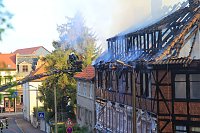 Bild: Gro&szlig;brand in Bleicherode