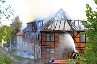 Bild: Gro&szlig;brand in Bleicherode