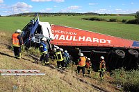 Unfall auf der A38 Bild: Unfall auf der A38
