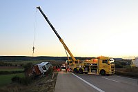 Bergung auf der Autobahn Bild: Bergung auf der Autobahn