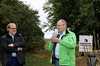 Bild: Beim Spatenstich zum Radweg Ellrich-Walkenried