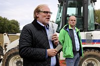 Bild: Beim Spatenstich zum Radweg Ellrich-Walkenried