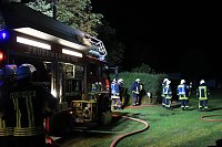 Feuer auf dem Campingplatz Bild: Feuer auf dem Campingplatz