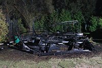 Feuer auf dem Campingplatz Bild: Feuer auf dem Campingplatz