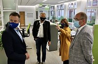 Bild: Besuch aus dem Partnerlandkreis Unterallg&auml;u