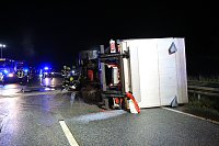 Bild: LKW-Unfall auf der A 38
