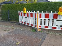 Bild: Verlassene Baustelle am Buchholzer Weg