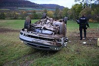Auto überschlug sich Bild: Auto überschlug sich