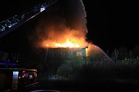 Bild: Brand auf dem Bahngel&auml;nde in Nordhausen