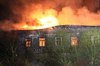 Bild: Brand auf dem Bahngel&auml;nde in Nordhausen