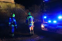 Bild: Brand auf dem Bahngel&auml;nde in Nordhausen