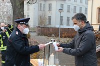 Friedenslicht aus Bethlehem ausgesandt Bild: Friedenslicht aus Bethlehem ausgesandt