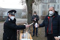 Friedenslicht aus Bethlehem ausgesandt Bild: Friedenslicht aus Bethlehem ausgesandt